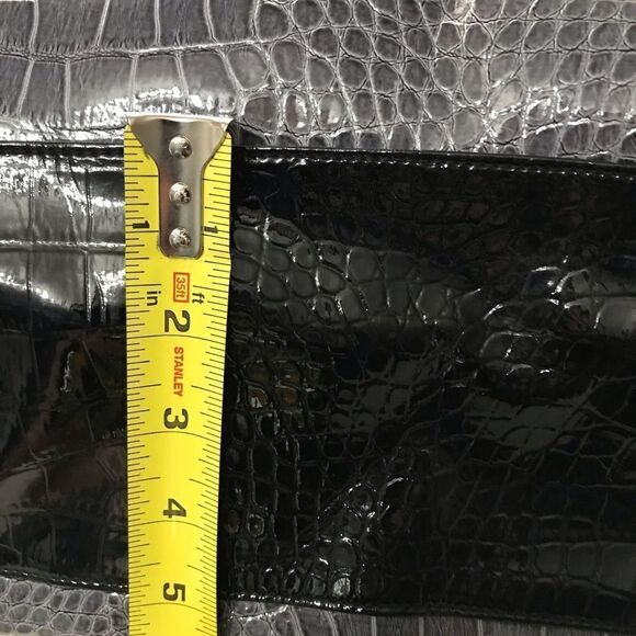 Purple And gray shiny handbag - Picture 3 of 9